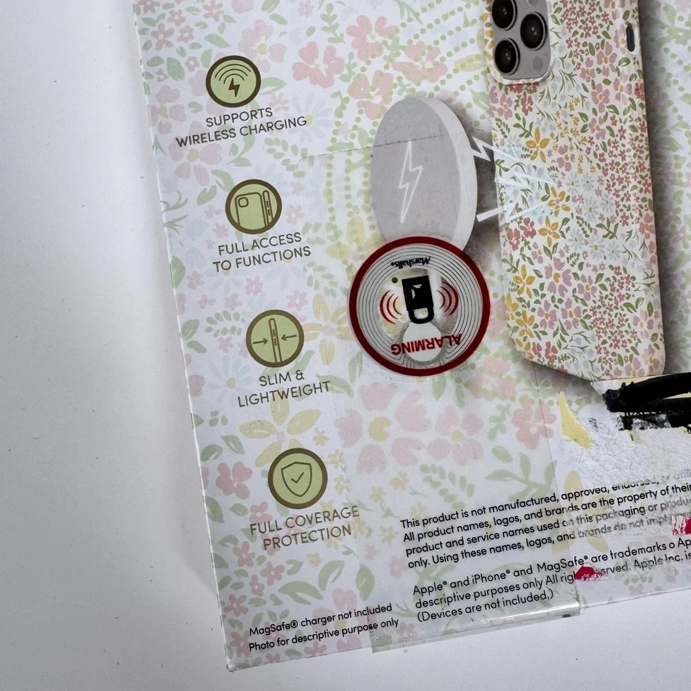 XO Poppy Floral iPhone Case For Apple 14 Pro Max